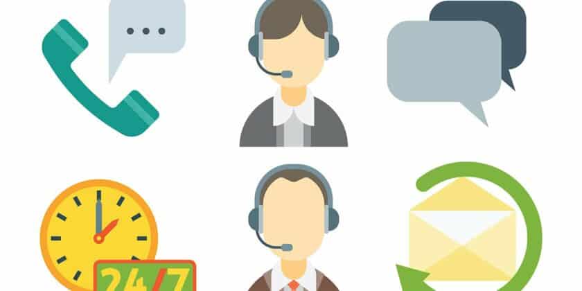 Foto van contact center